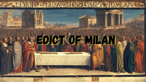 The Edict of Milan: Religious Tolerance and Imperial Restructuring in the Late Roman Empire